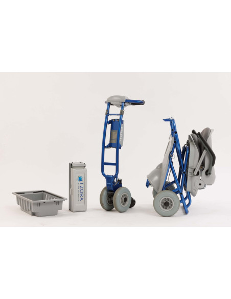 Scooter LITE Traction - Scooter 3 roues,Pliable et démontable-21 kg-Batterie Plomb.