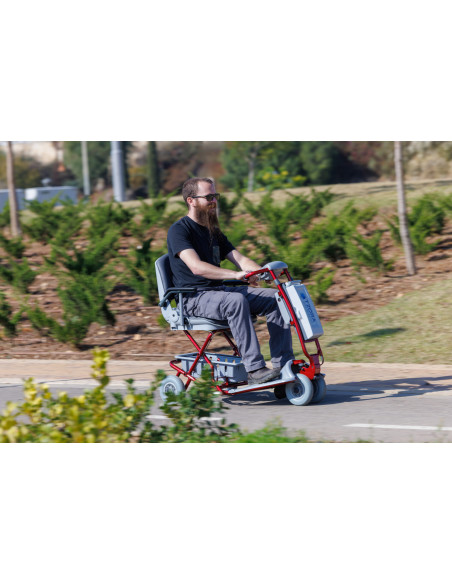 Scooter LITE Traction - Scooter 3 roues,Pliable et démontable-21 kg-Batterie Plomb.