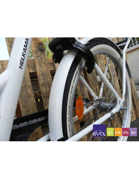 Vélo Helkama Jopo blanc - mono vitesse - rétropédalage