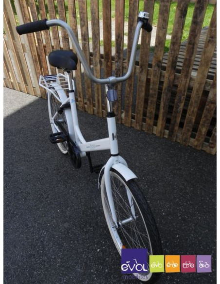Vélo Helkama Jopo blanc - mono vitesse - rétropédalage