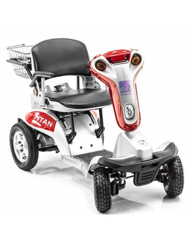 Scooter TITAN Hummer Lithium- 4 roues - 10 km/h - Autonomie jusqu'à 100 kms - pliable ,démontable et entièrement suspendu.